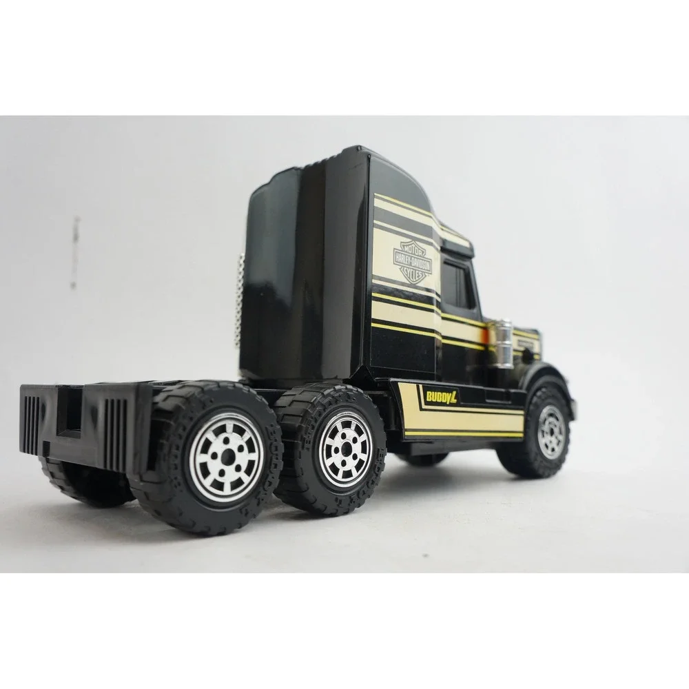 Buddy L Kenworth Truck Cab Harley-Davidson Black 1992 Vintage Light & Sound
